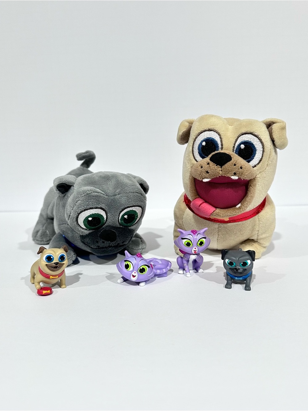 Disney Junior Puppy Dog Pals Plush & Figure Lot Bingo Rolly Hissy